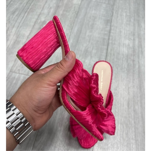 Loeffler Randall Penny Pleated Bow Sandals - Picture 5 of 5